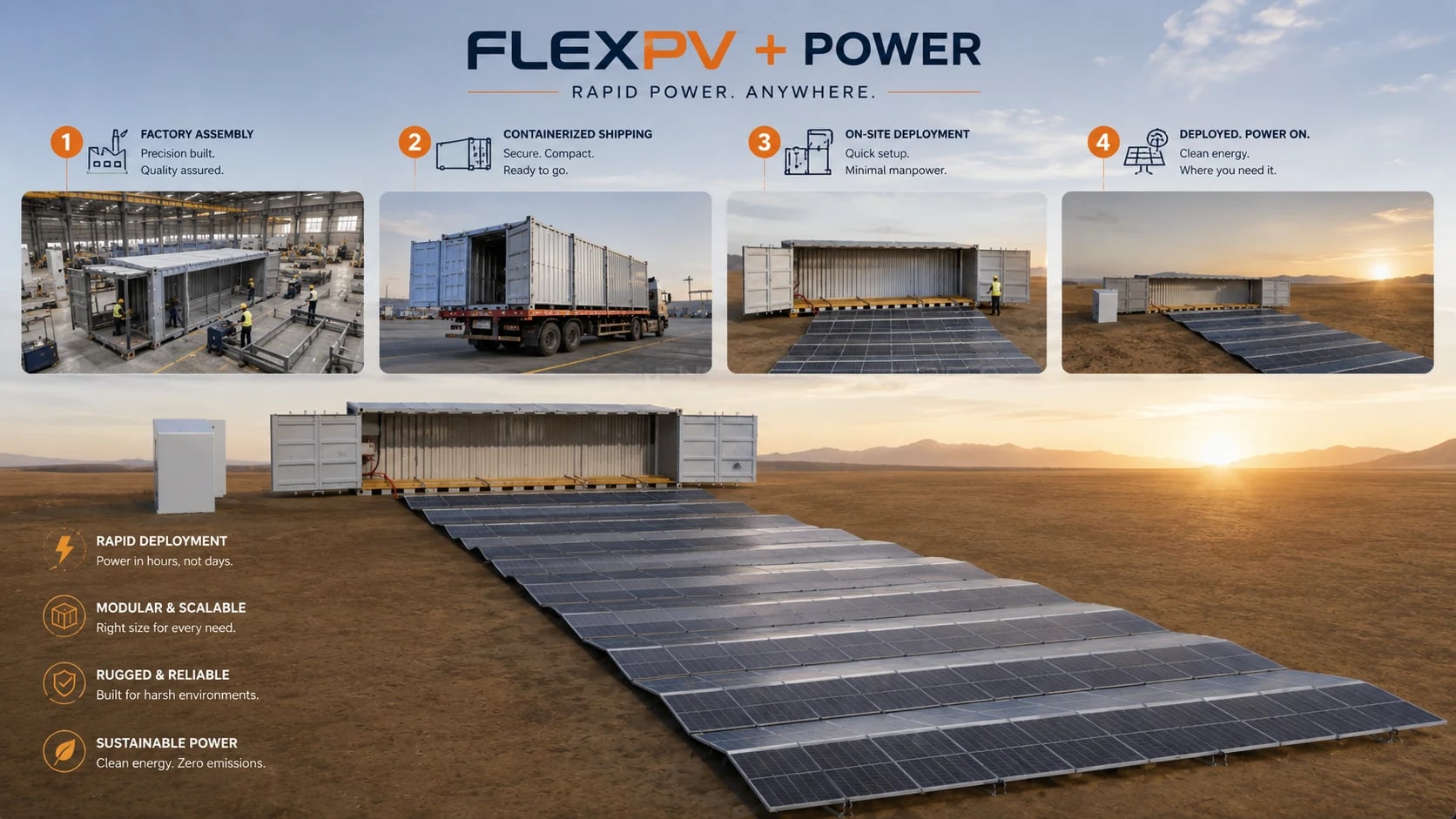 Thuanki FlexPV and FlexPower modular solar and battery system