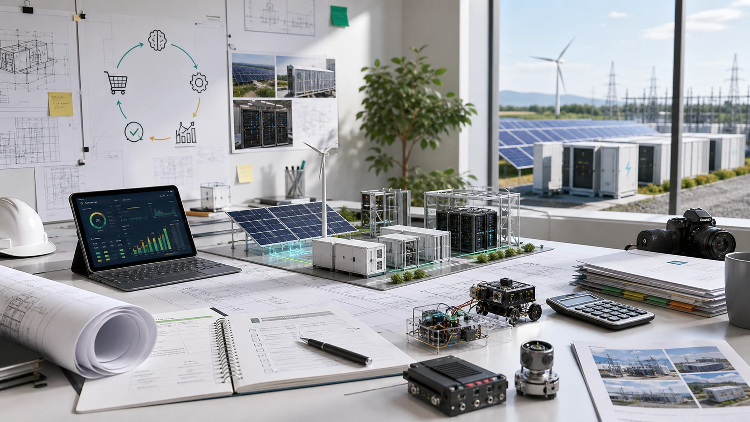 Thuanki engineering platform visual showing energy, data infrastructure and field-ready systems.