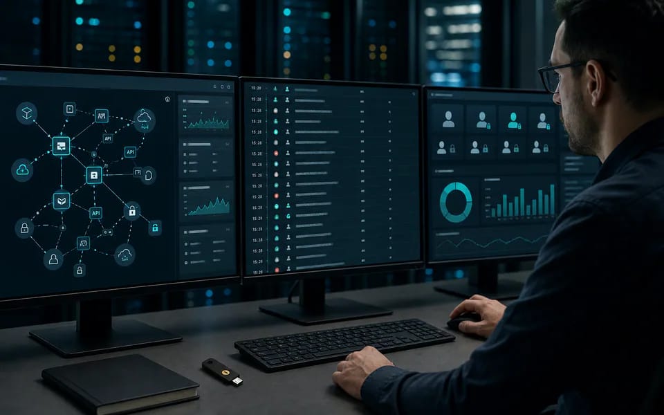 Visual evidence: APIs, audit logs, user roles and analytics