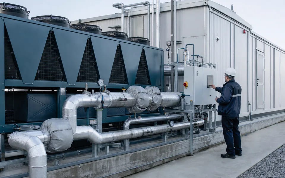 Visual evidence: Cooling, condenser, piping and start-up interfaces