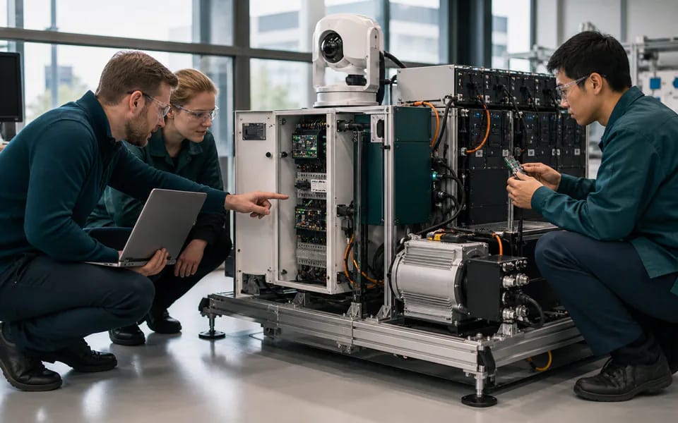 Visual evidence: Mechanical, electrical, software, AI and energy architecture