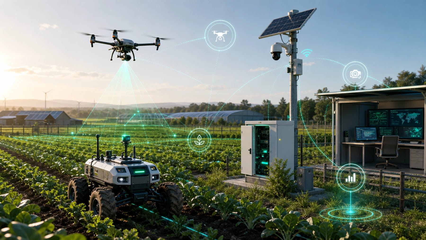 Visual evidence: Drones, agri-bots and remote surveillance